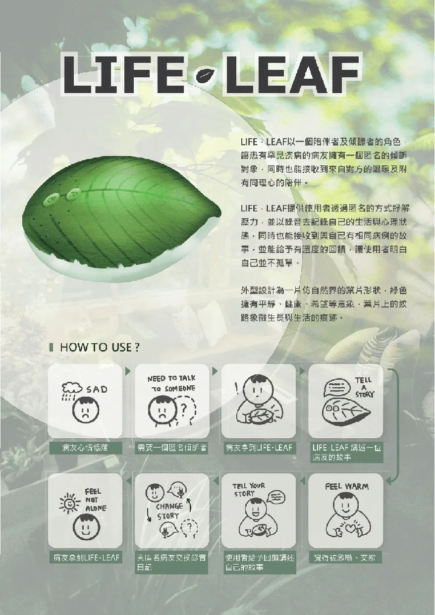 【得獎作品】LIFE.LEAF - 生命葉