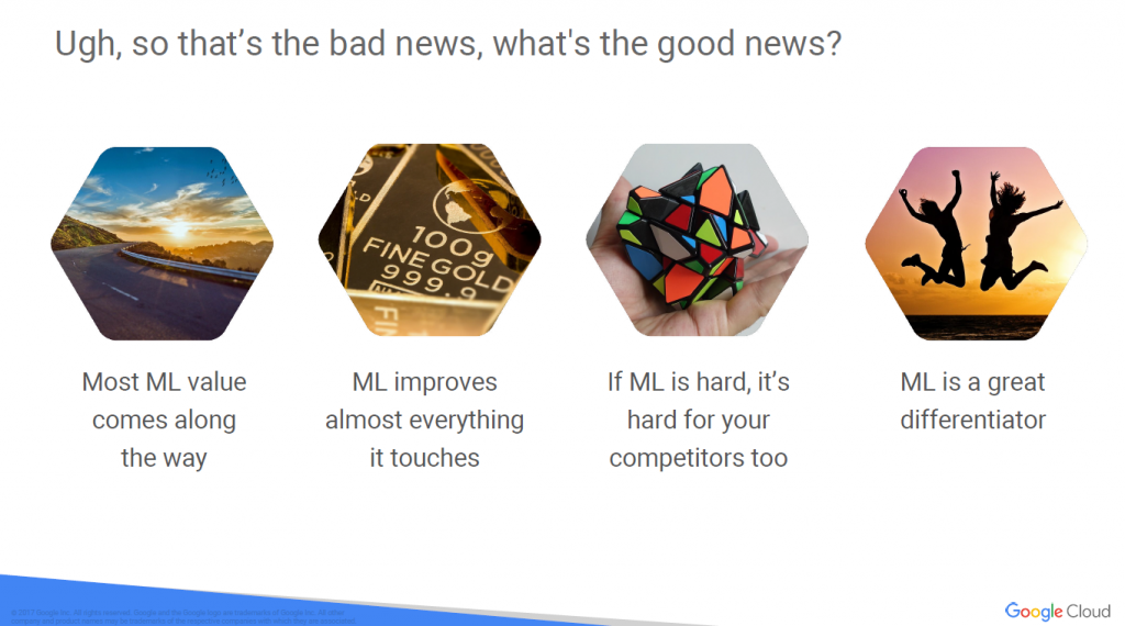 Featured image of post 【Google ML】6 - Lesson 5 - ML會失敗的最常見十大陷阱 與 企業運行ML時，在ML各階段應該放的比重與心力