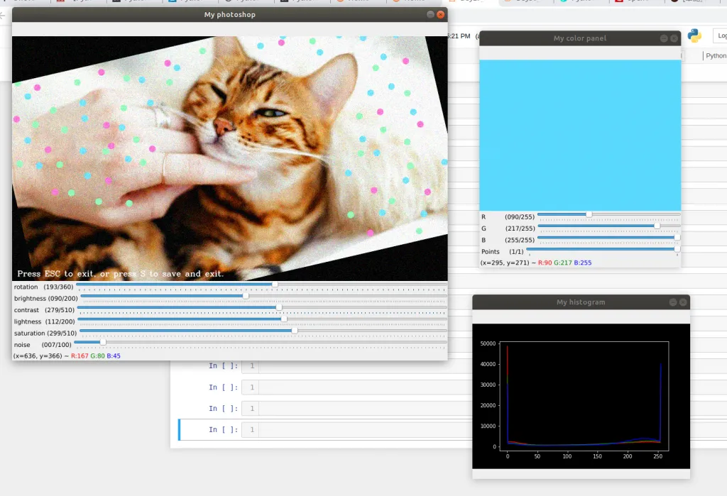 【OpenCV】29 - Final Project v2 — 於是沒錢買 ps 的我,開發了自己的 photoshop