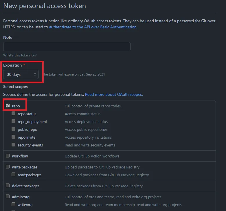 【Git】問題解決：remote: Support for password authentication was removed on August 13, 2021. Please use a personal access token instead. remote: Please see https://github.blog/20XX-XX-XX-token-authentication-requirements-for-git-operations/ for more information.