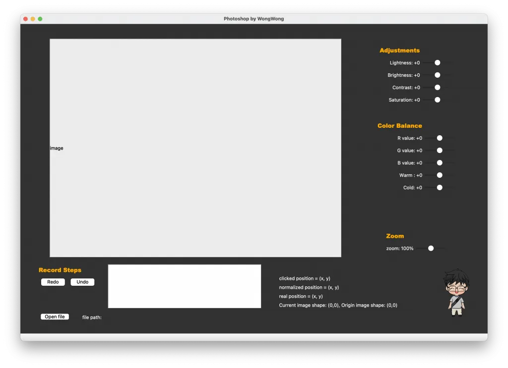 【PyQt5】Day 30 - final project - 3 / 來搞一個自己的 photoshop 吧!把每個方法封裝起來製作出還原功能吧! (結合 PyQt + OpenCV)
