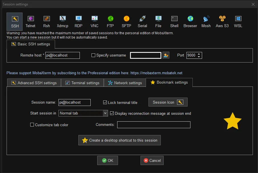 【Rpi3】Raspberry Pi 3 / 樹莓派 結合 anydesk TCP tunnel + MobaXterm ssh 快速連線設定筆記 (rpi3 x anydesk x mobaxterm)